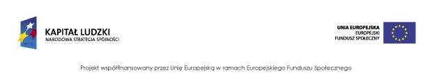 logo kapitał ludzki oraz unii europejskiej
