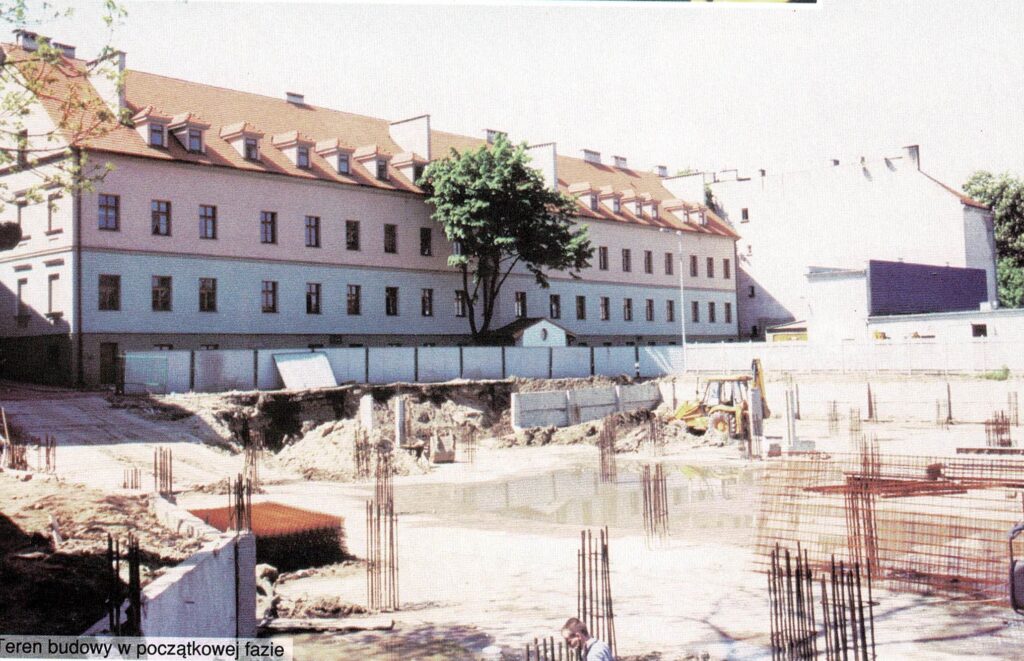 zdjęcie z budowy pawilonu dydaktycznego