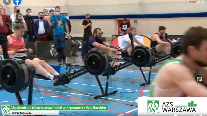 Relacja AMP na Ergometrze Wioślarskim-2