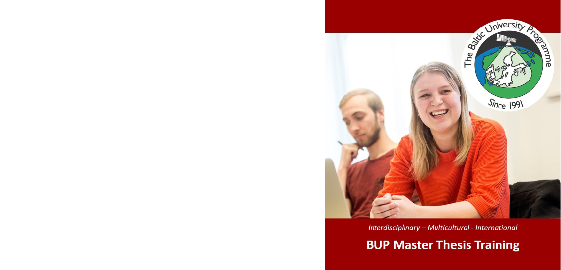 baner bup master thesis training